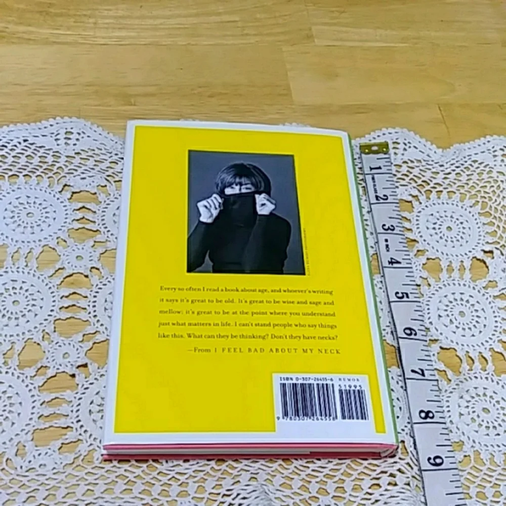 Nora Ephron Aging Humor - I Feel Bad About My Neck Nationwide Bestseller Book